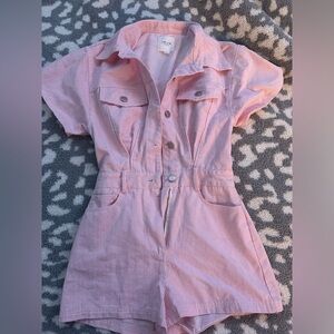 hazel & olive denim romper